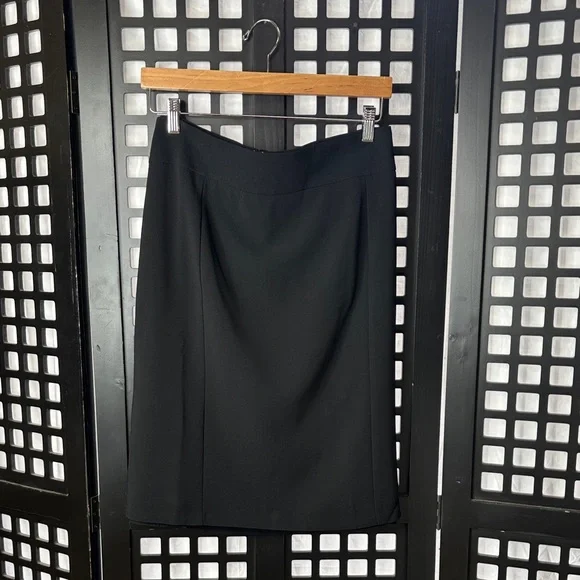 🖤 Talbots Black Pencil Skirt 16 Women’s Classic Lined Office Career 🖤 - Picture 1 of 15